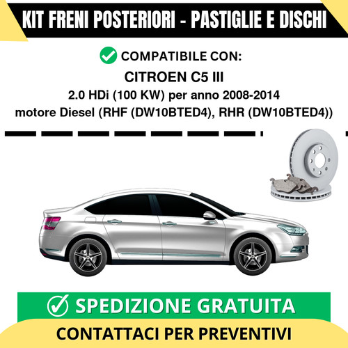 Kit freni posteriori per - kit,