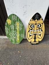 Coppia di skimboard vintage in