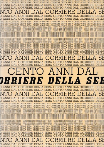 Cento anni dal corriere della - anni,