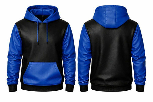 Felpa uomo pelle premium con