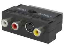 Scart Lead A SVHS 3X RCA Phono