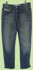 Jeans Diesel Kulter uomo baffi bottoni mosca sbiadito denim scuro W32/L34