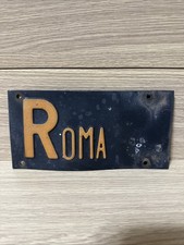 Targa Roma Auto Anni 70/80