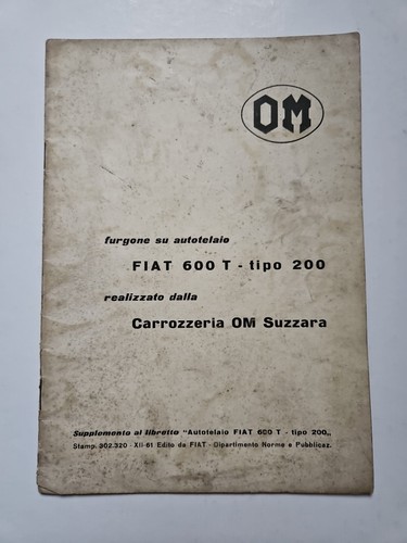 Fiat 600 tipo 200 - 200, furgone