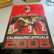 CALENDARIO UFFICIALE MILAN 2008, Edibas Dream Story n. 65, COME NUOVO! 42x29 cm