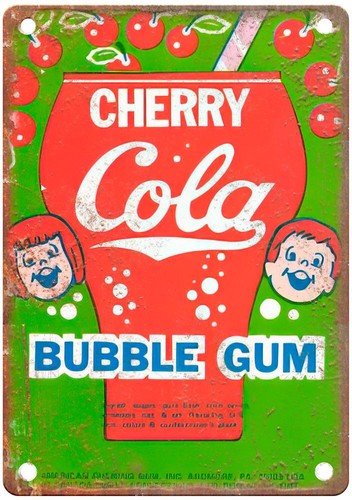Insegna vintage bubble - bubble, gum