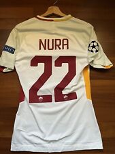 Maglia AS ROMA 2017/2018 MATCH WORN INDOSSATA CHAMPIONS LEAGUE MATCHDAY 22 NURA