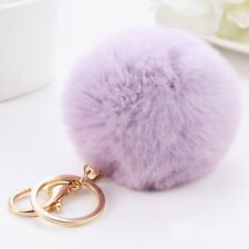 Pom Pelliccia Viola Pendente