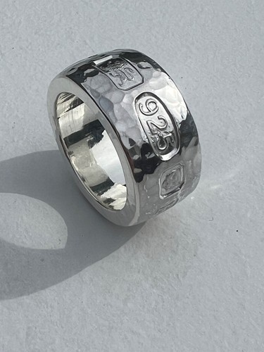 Anello fascia argento - anello,