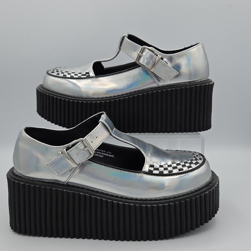 Scarpe con plateau ologramma
