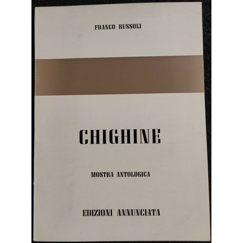 Chighine russoli ed - f.,