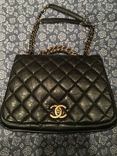 CHANEL BLACK SAC RABAT