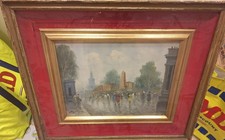 Dipinto olio compensato - dipinto, su
