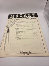 Arie di Mozart dalle Opere: Voi che sapete da Le Nozze di Figaro-Spartiti musicali