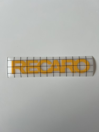 Adesivo logo recaro fustellato - adesivo,