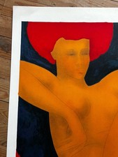 Ancienne lithographie Alain