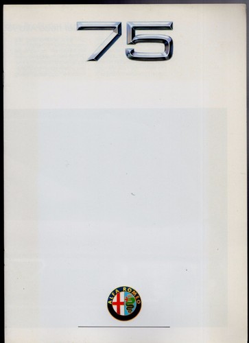 Alfa romeo 1989 brochure - 1989,