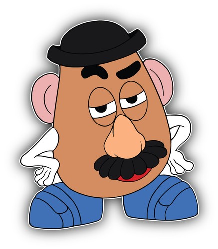 Adesivo toy story cartoon - cartoon, mr