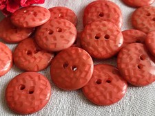 Lotto 8 Bottoni Vintage Rosa