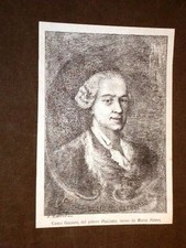 Carlo Goldoni Pittore Piazzetta Incisore Marco Pitteri