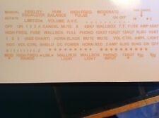 SET DECALCOMANIE AMPLIFICATORE