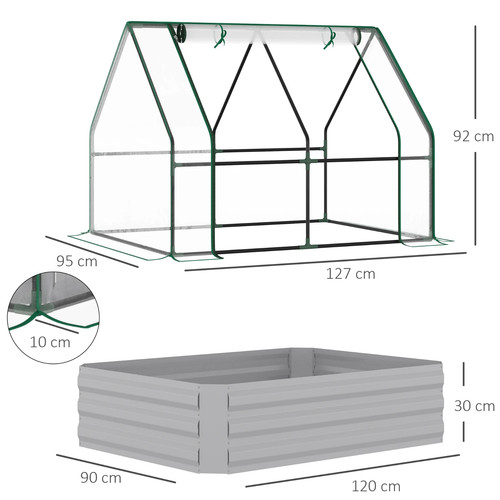 Letto giardino rialzato con - rialzato,