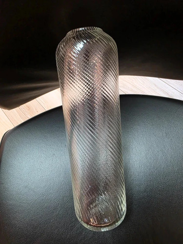 Vaso vetro trasparente 28cm - vaso,