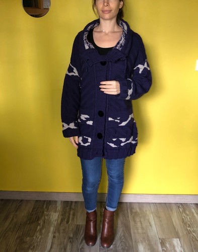 Grandi gilet lana viola - grandi,