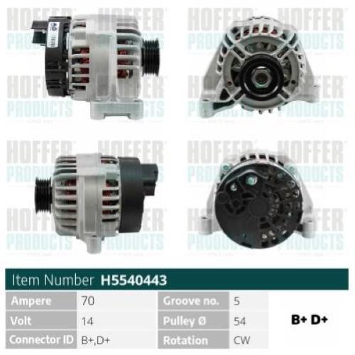 Alternatore per lancia - per, y