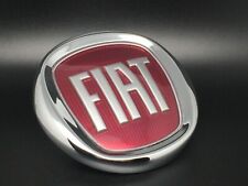 FIAT 85MM LOGO POSTERIORE ORIGINALE ROSSO SCUDO EMBLEMA FREGIO STEMMA BADGE