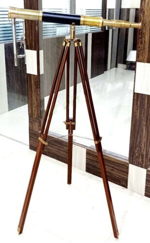 Antico telescopio nautical - antico, 27"