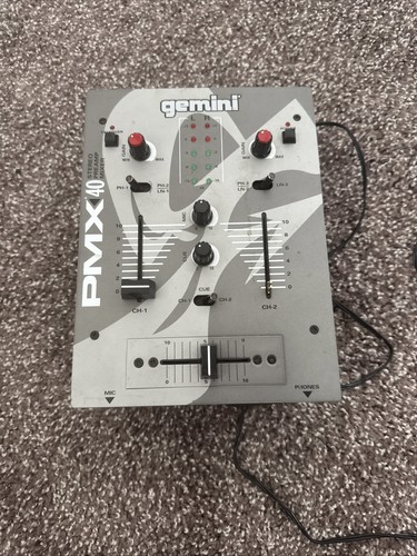 Mixer gemini pmx - dj, pmx-40
