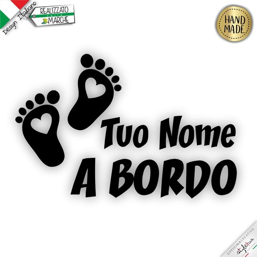 Adesivo prespaziato bimbo - adesivo, a