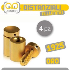4x DISTANZIALI ORO 1925 targhe