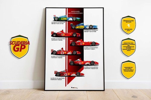 Stampa michael schumacher - michael, 7x