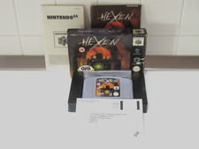 HEXEN NINTENDO 64 N64, GIG, PAL, ITALIANO, completo, confezione originale