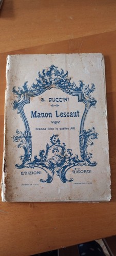Manon lescaut puccini - manon, g.