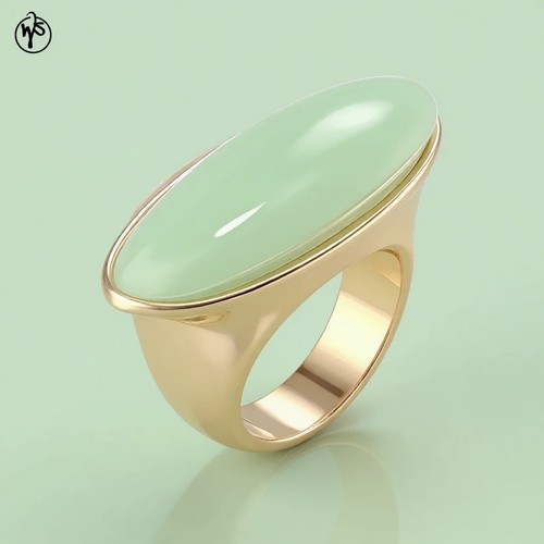 Anello etnico boho con grande