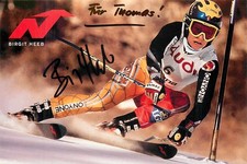 Biglietto autografo Birgit