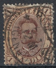 ITALIA REGNO 1889 Umberto I £1 bruno e arancio us