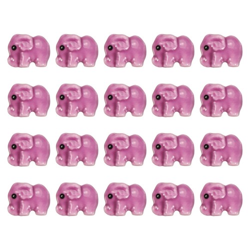20pcs purple elephant - 20pcs,