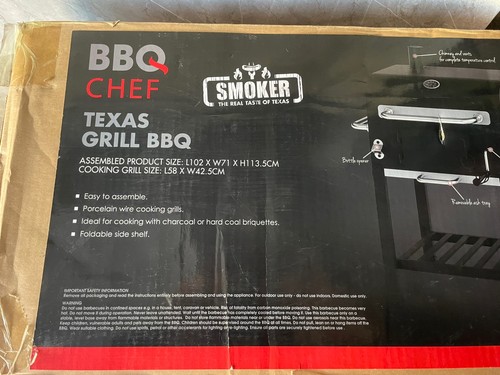 Bbq chef texas grill - grill, nero