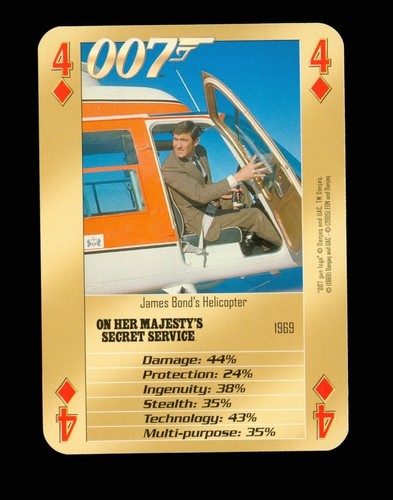 Playing card 007 bonds - 1,