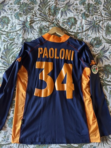 Maglia roma 2001 2002 match - as,