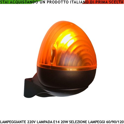 Lampeggiatore alimentato 220 - alimentato,