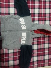 Lotto 454 giacca felpa piumino doubleface bimbo bambino prenatal 4 anni