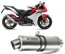 Scarico Storm by Mivv Gp acciaio inox per Honda Cbr 600 F 2011 > 2013