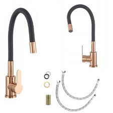 Rubinetto Flessibile Per Cucina Miscelatore Doccia Cucina Rosa Oro