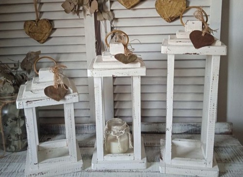 Lanterne legno artigianali - lanterne, in