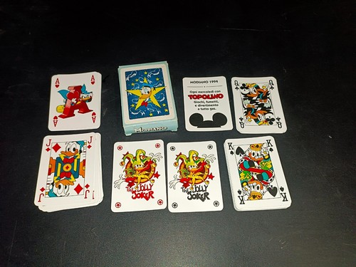 Mazzo carte modiano - modiano, topolino